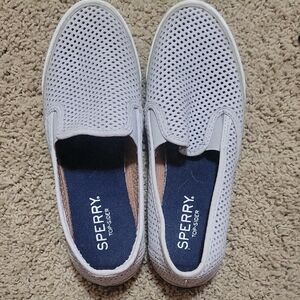 Sperry White Loafers Slip-On Shoes